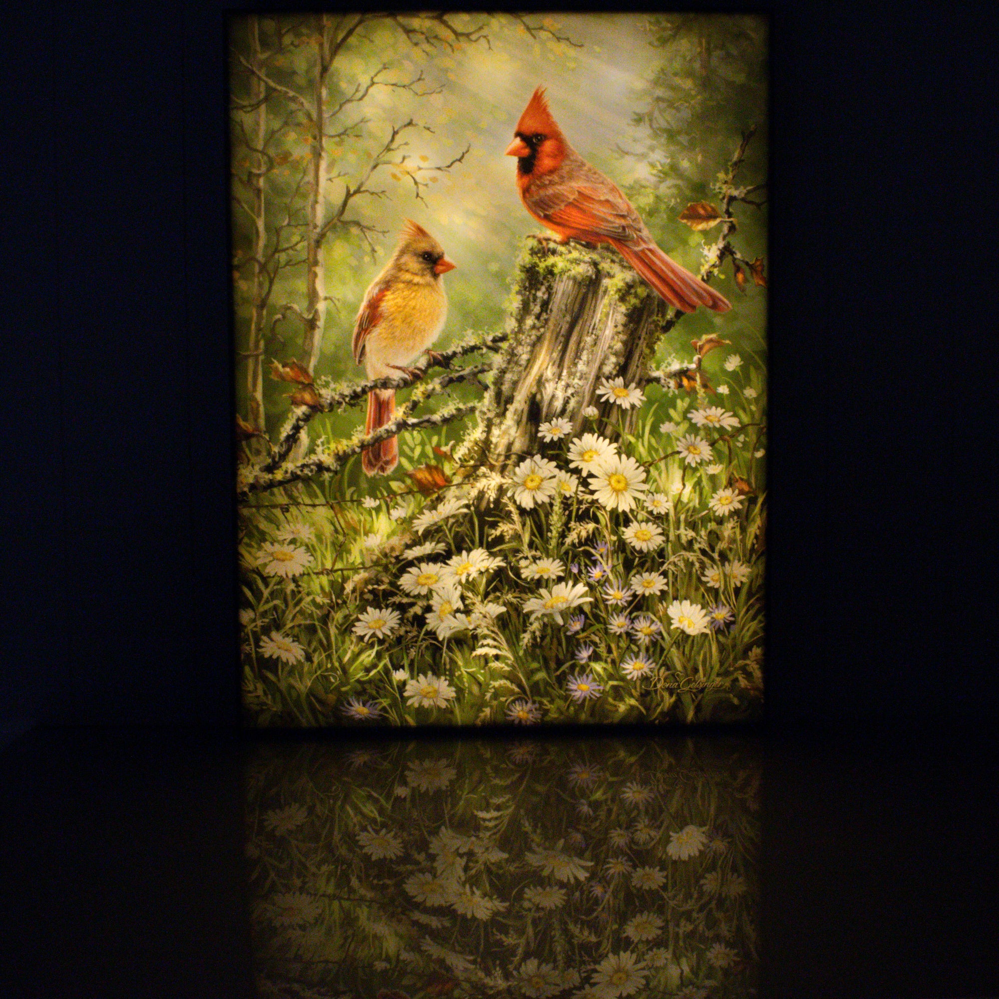 Golden Light 18x24 Fully Illuminated LED Wall Art