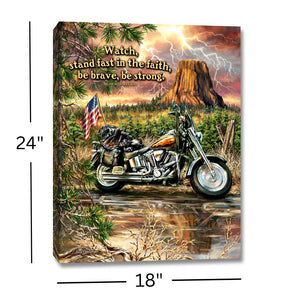 The Open Road-Scripture 18x24 Fully Illuminated LED Wall Art