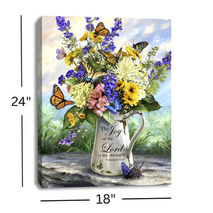 Joy of the Lord 18x24 Fully Illuminated LED Wall Art