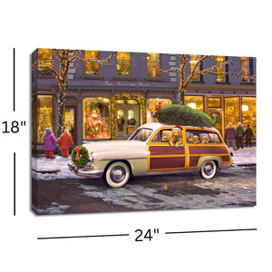 Out on the Town 18x24 Fully Illuminated LED Wall Art