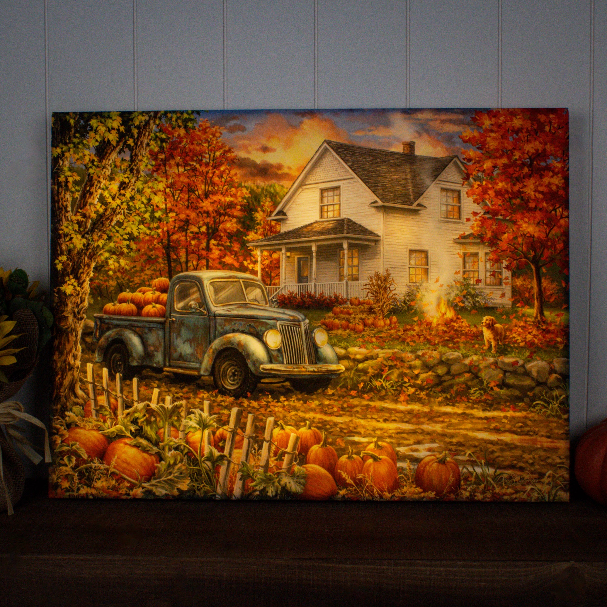 Farmhouse Memories 18x24 Fully Illuminated LED Wall Art