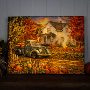 Farmhouse Memories 18x24 Fully Illuminated LED Wall Art