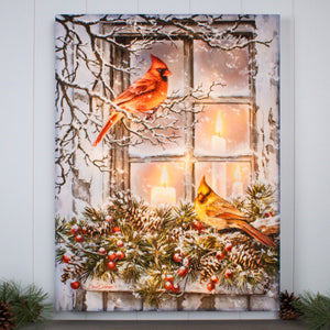 Together for Christmas 18x24 Fully Illuminated LED Wall Art