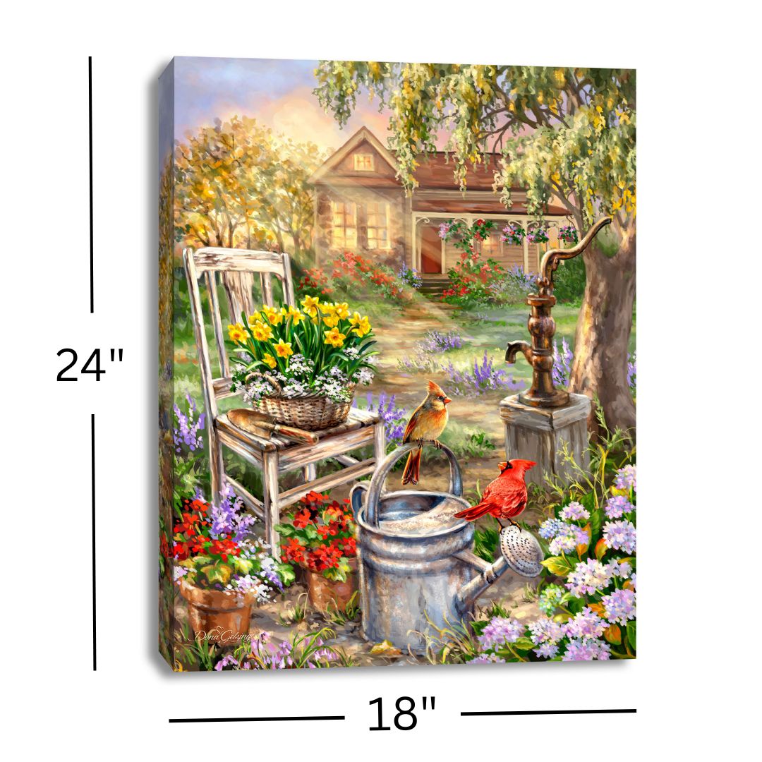 Spring Song 18x24 Fully Illuminated LED Wall Art