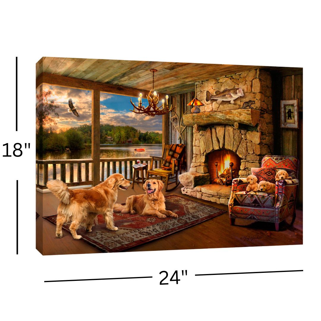 Home Sweet Home 18x24 Fully Illuminated LED Wall Art