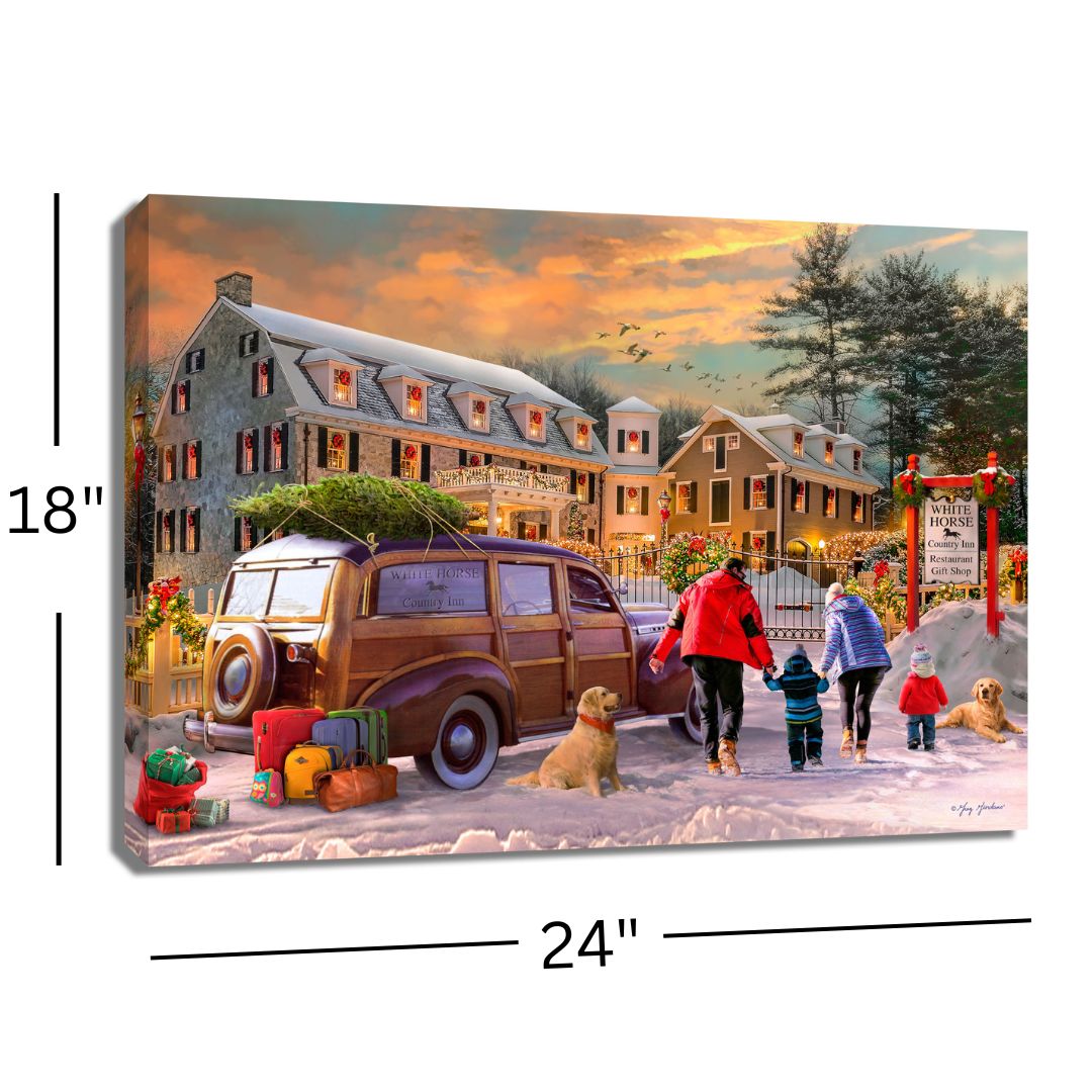 On Holiday 18x24 Fully Illuminated LED Wall Art