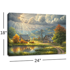 God Shed His Grace 18x24 Fully Illuminated LED Wall Art