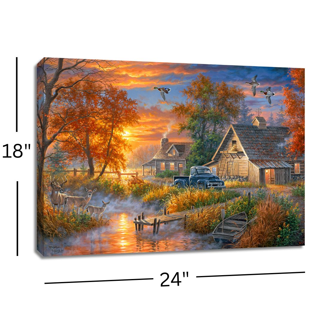 Grandpa's Farm 18x24 Fully Illuminated LED Wall Art