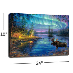 Northern Night 18x24 Fully Illuminated LED Wall Art
