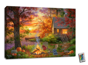 Sunset Serenity 18x24 Fully Illuminated LED Wall Art