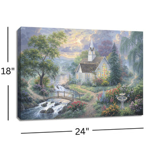 Light Unto My Path 18x24 Fully Illuminated LED Wall Art