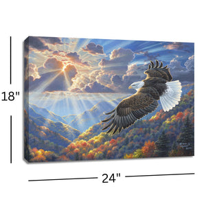 Freedom 18x24 Fully Illuminated LED Wall Art
