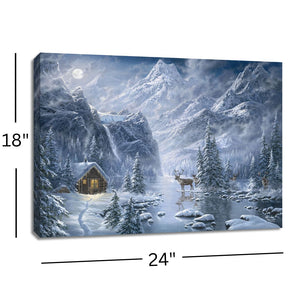 Nordic Night 18x24 Fully Illuminated LED Wall Art