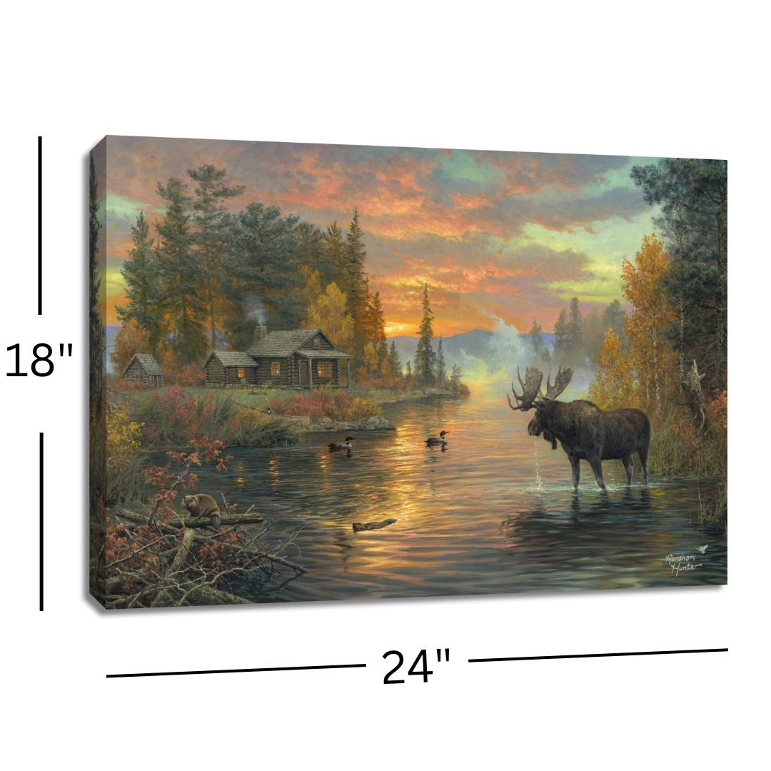 The Great North 18x24 Fully Illuminated LED Wall Art