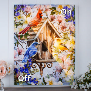 Spring Awakens 18x24 Fully Illuminated LED Wall Art