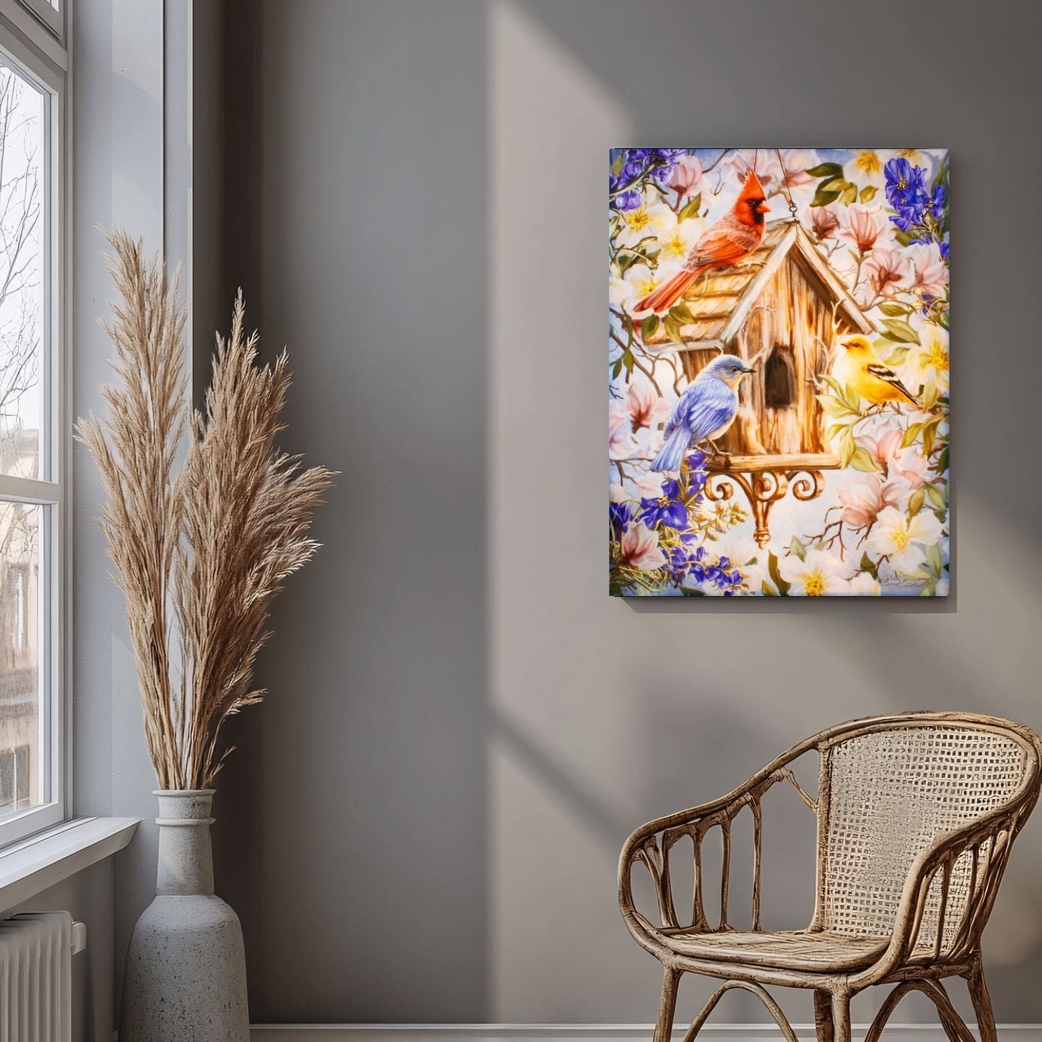 Spring Awakens 18x24 Fully Illuminated LED Wall Art