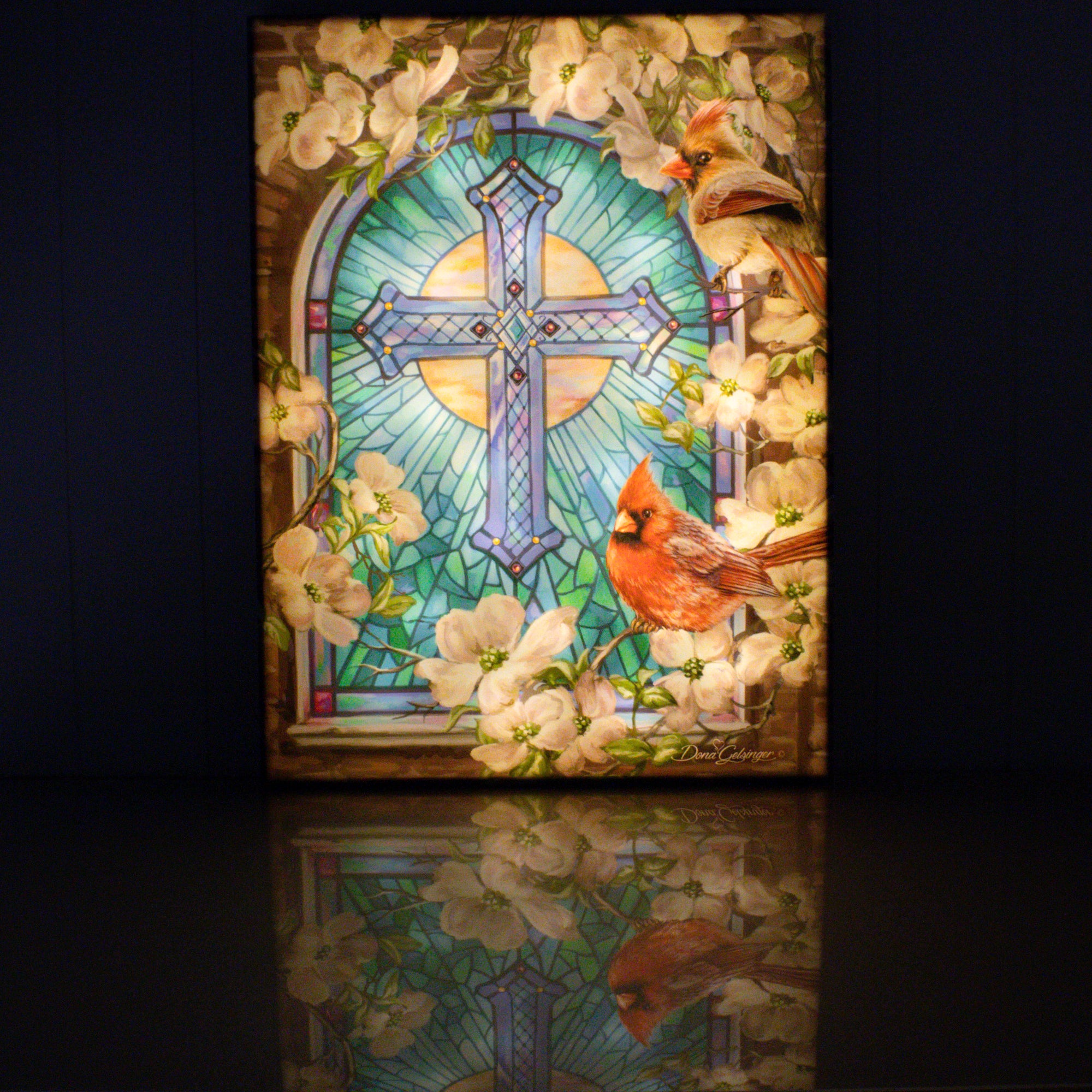 Sunday Morning 18x24 Fully Illuminated LED Wall Art