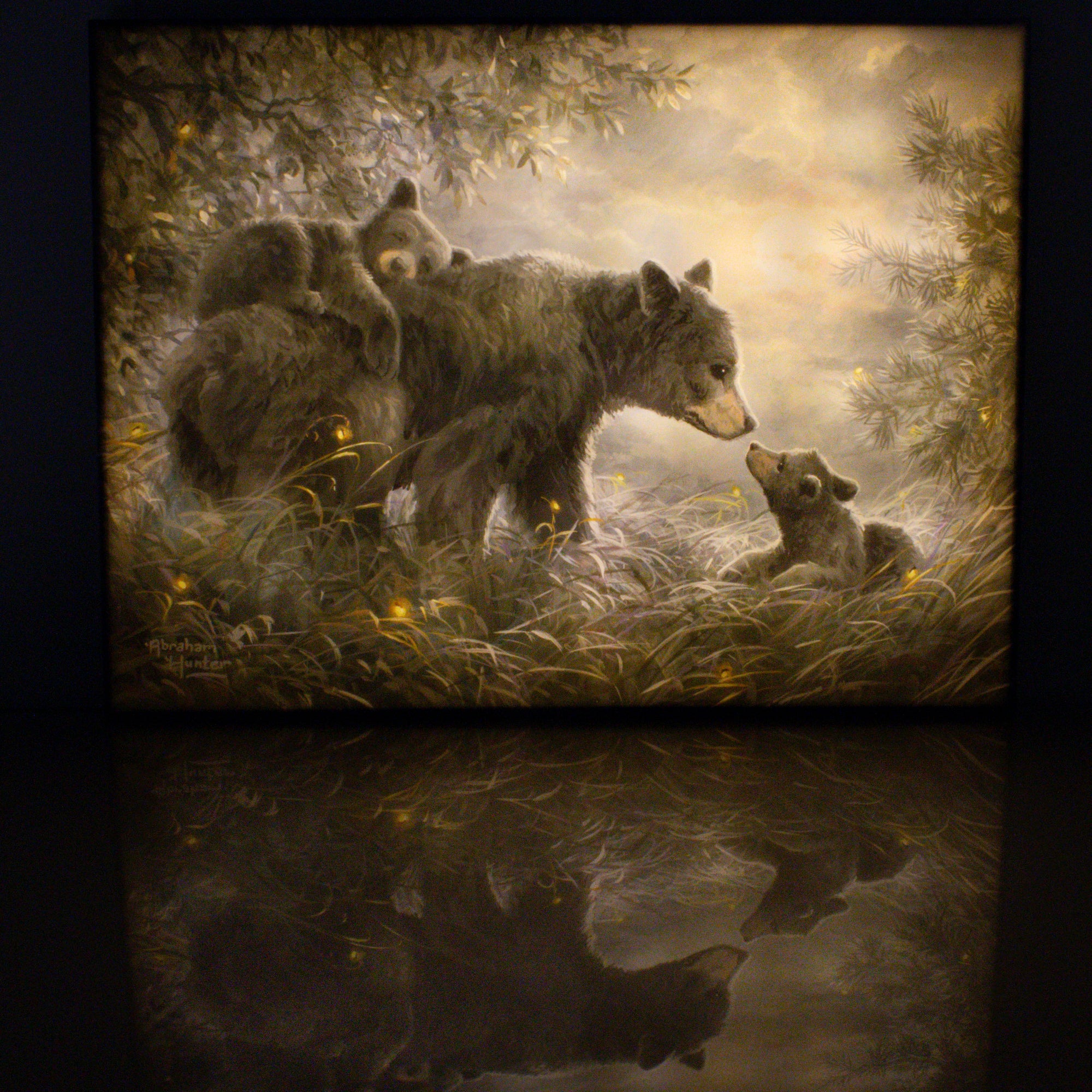 Time to Rest 18x24 Fully Illuminated LED Wall Art