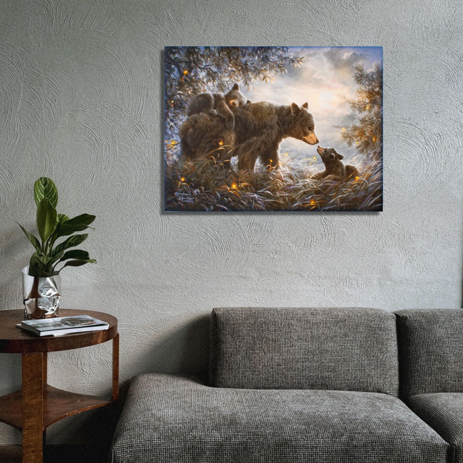 Time to Rest 18x24 Fully Illuminated LED Wall Art