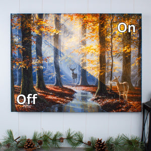 October Courtship 18x24 Fully Illuminated LED Wall Art