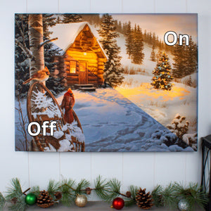 Winter Colors 18x24 Fully Illuminated LED Wall Art