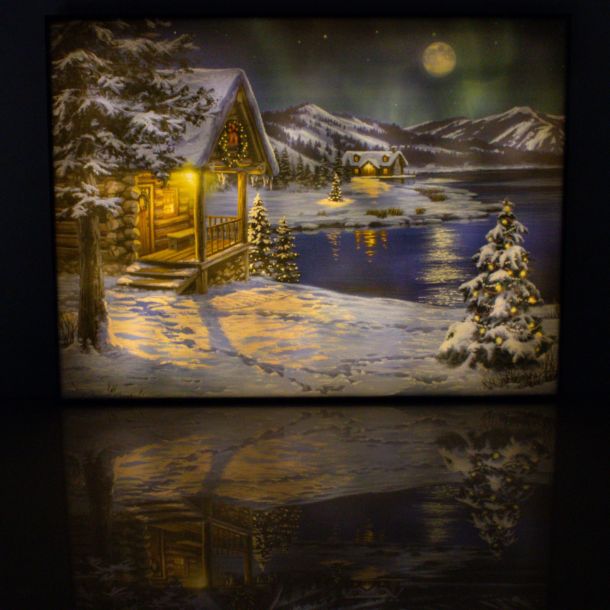 Moonrise 18x24 Fully Illuminated LED Wall Art