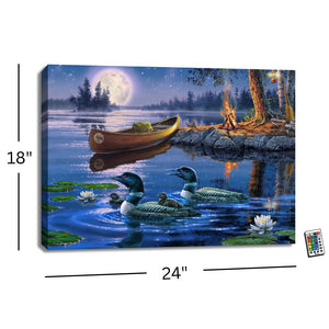 Time to Reflect 18x24 Fully Illuminated LED Wall Art
