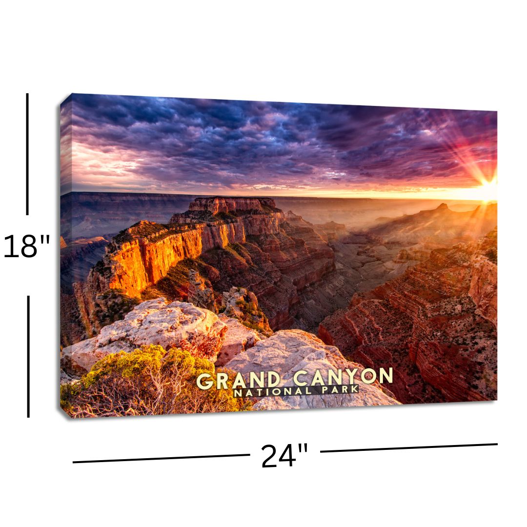 Grand Canyon 18x24 Illuminated LED Wall Art