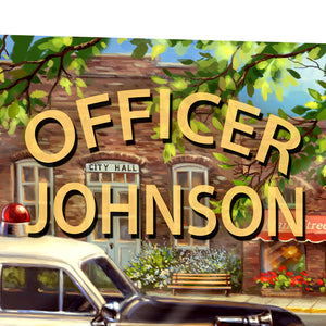 Law Enforcement- Personalized Illuminated LED Wall Art