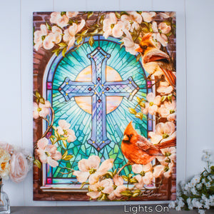 Sunday Morning 18x24 Fully Illuminated LED Wall Art