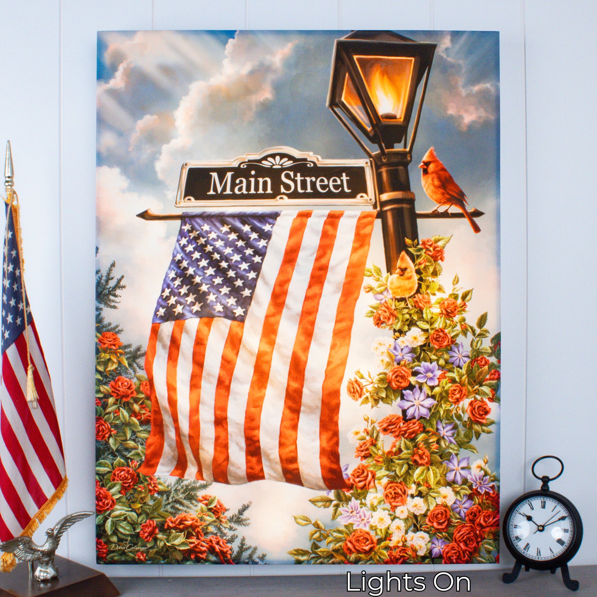 Main Street USA 18x24 Fully Illuminated LED Wall Art