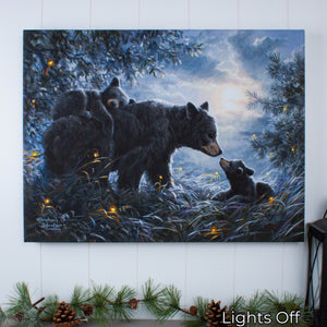 Time to Rest 18x24 Fully Illuminated LED Wall Art