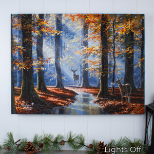 October Courtship 18x24 Fully Illuminated LED Wall Art