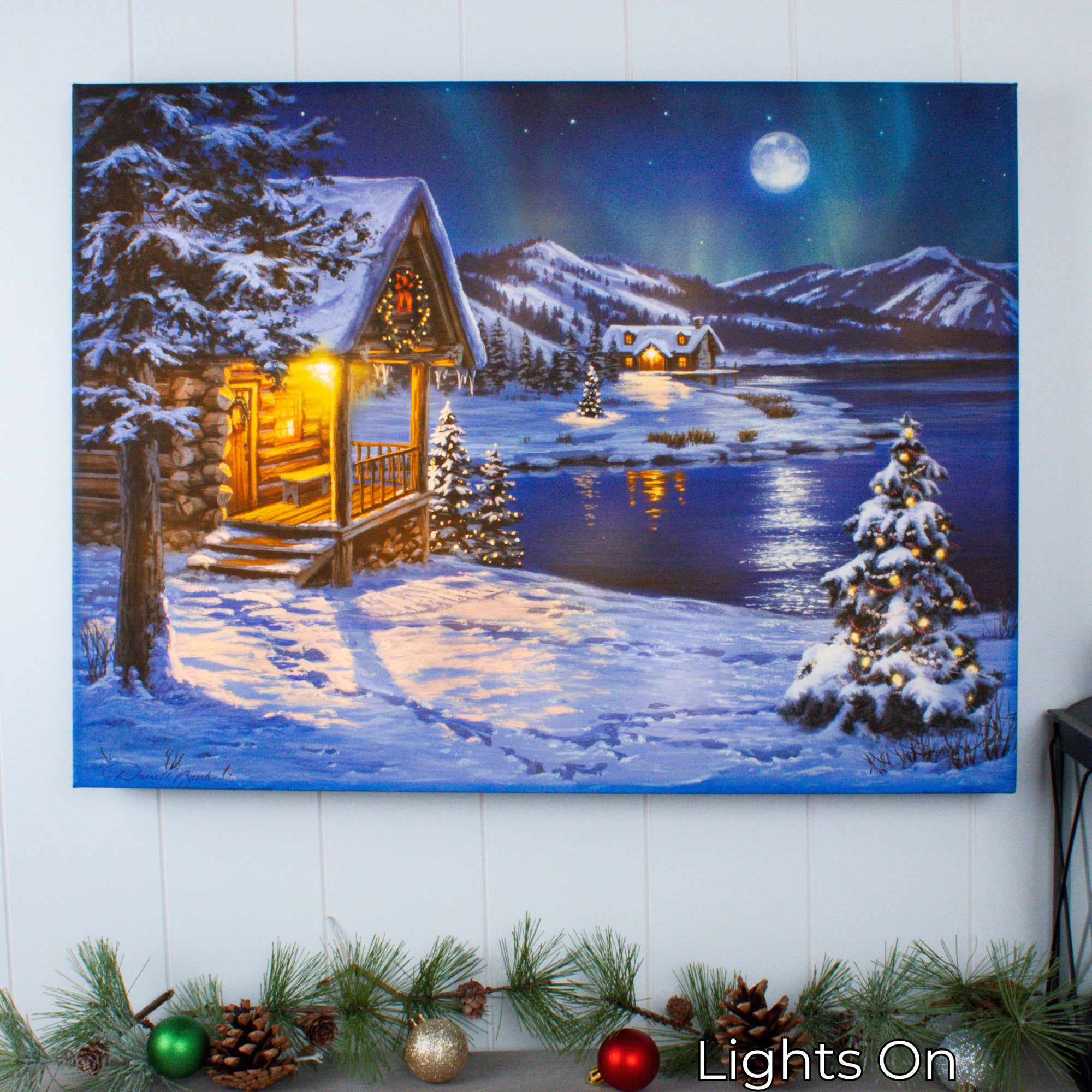 Moonrise 18x24 Fully Illuminated LED Wall Art