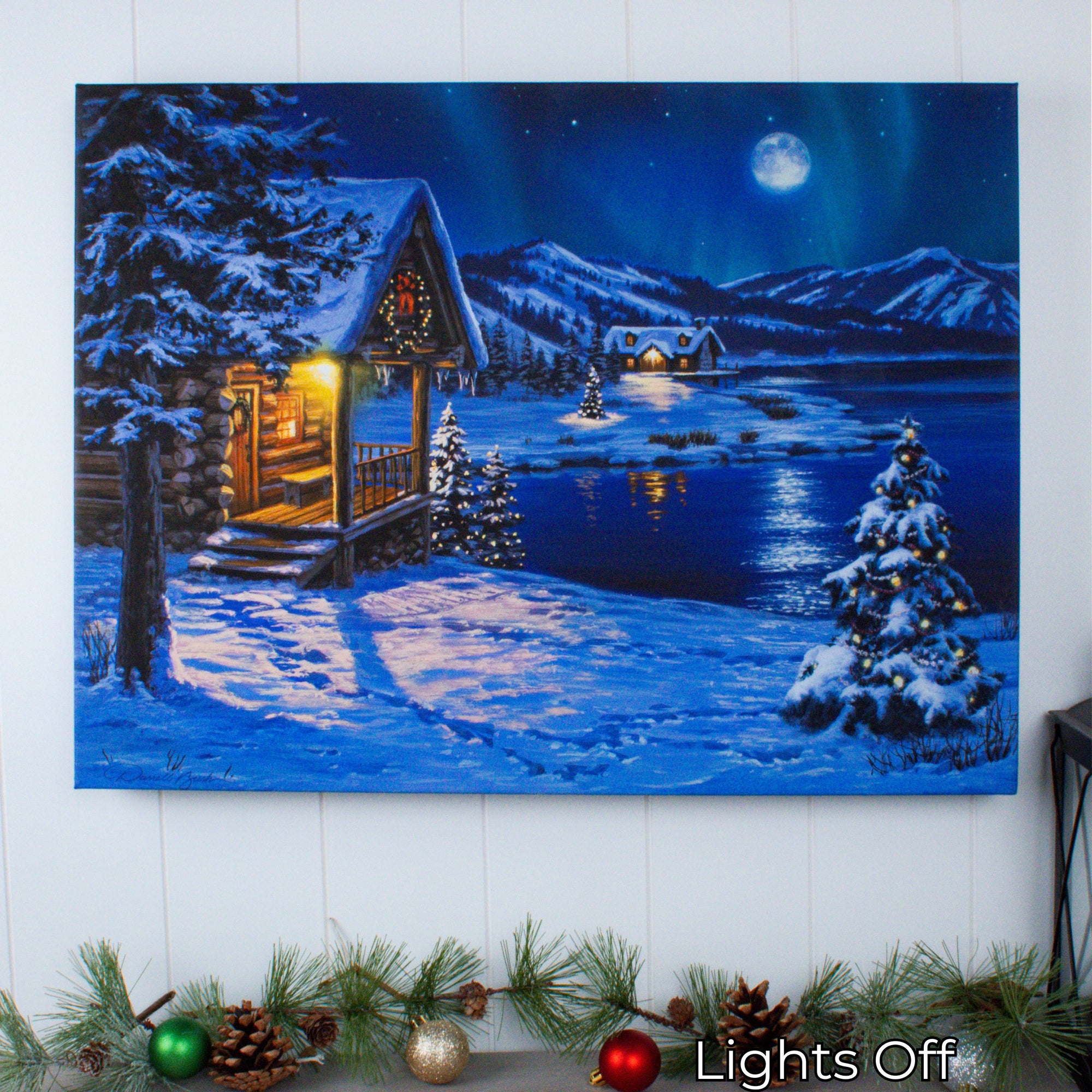 Moonrise 18x24 Fully Illuminated LED Wall Art