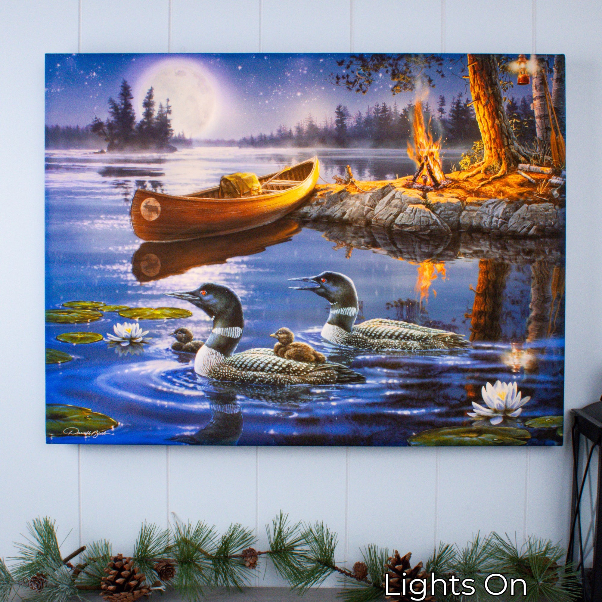 Time to Reflect 18x24 Fully Illuminated LED Wall Art