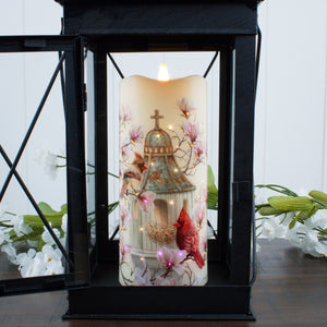 Cardinal Chapel Fiber Optic Candle