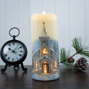 The Chapel Fiber Optic Candle