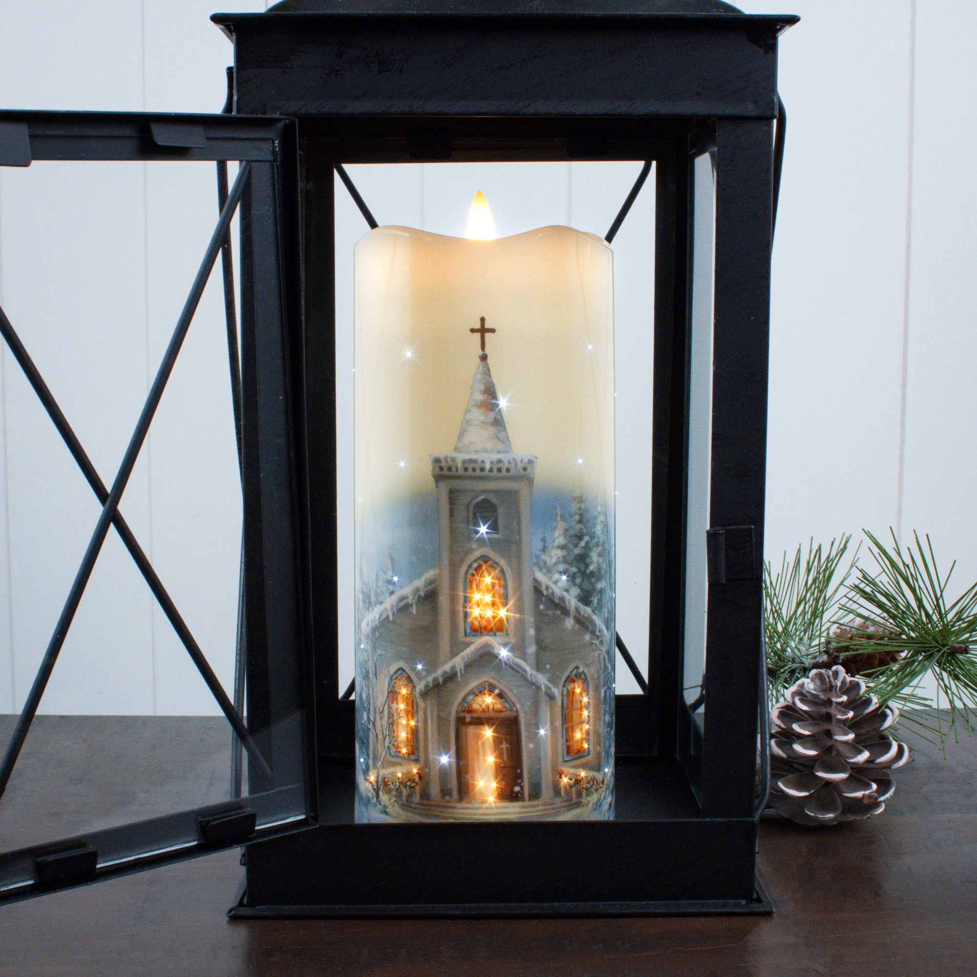 The Chapel Fiber Optic Candle