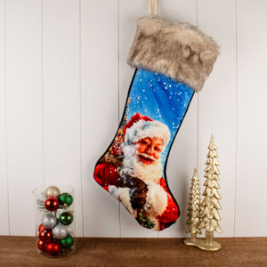 Santa LED Stocking