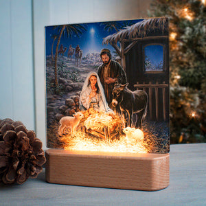 A Savior is Born LED Nightlight