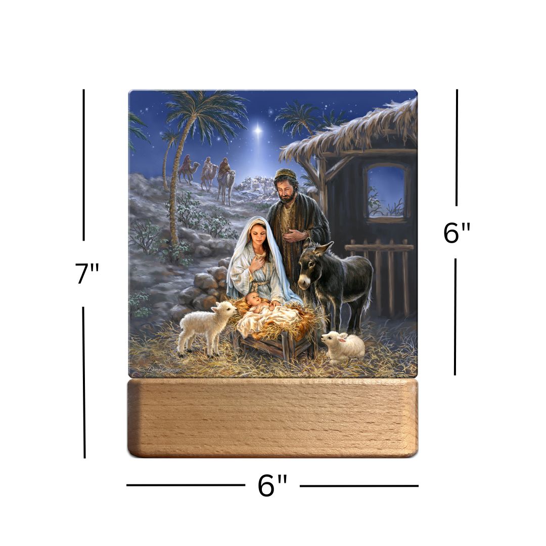 A Savior is Born LED Nightlight