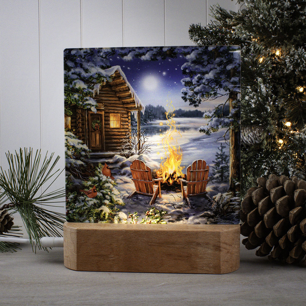 Christmas at the Lake LED Nightlight