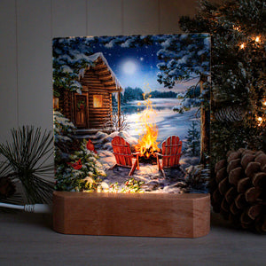 Christmas at the Lake LED Nightlight