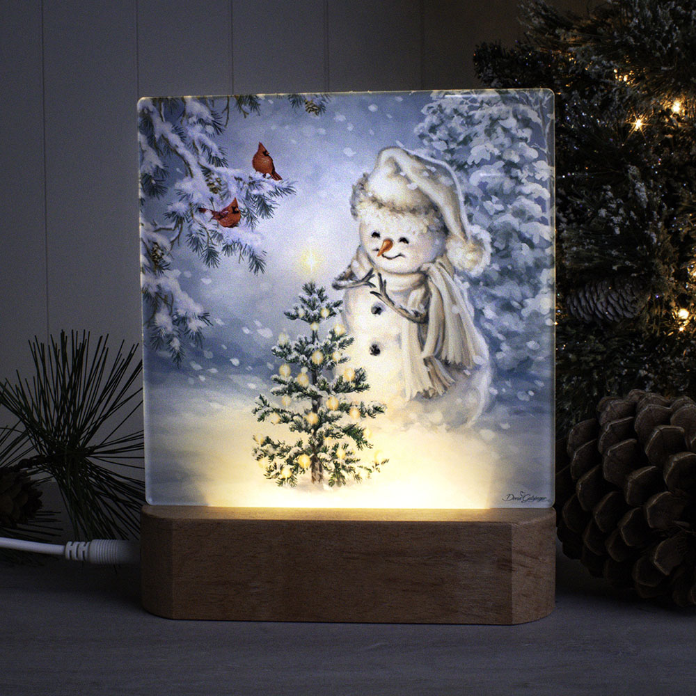 Snowman Christmas LED Nightlight