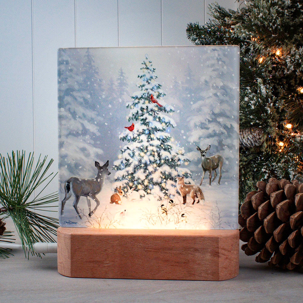 Woodland Christmas LED Nightlight