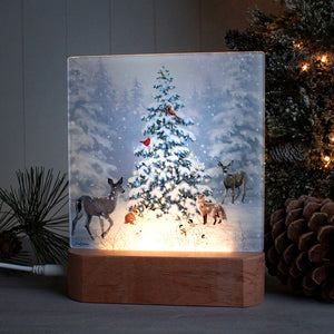 Woodland Christmas LED Nightlight