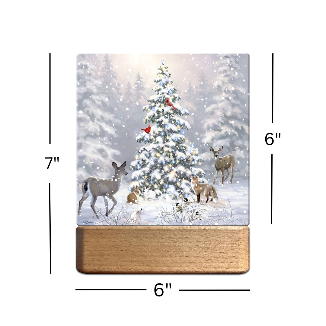 Woodland Christmas LED Nightlight