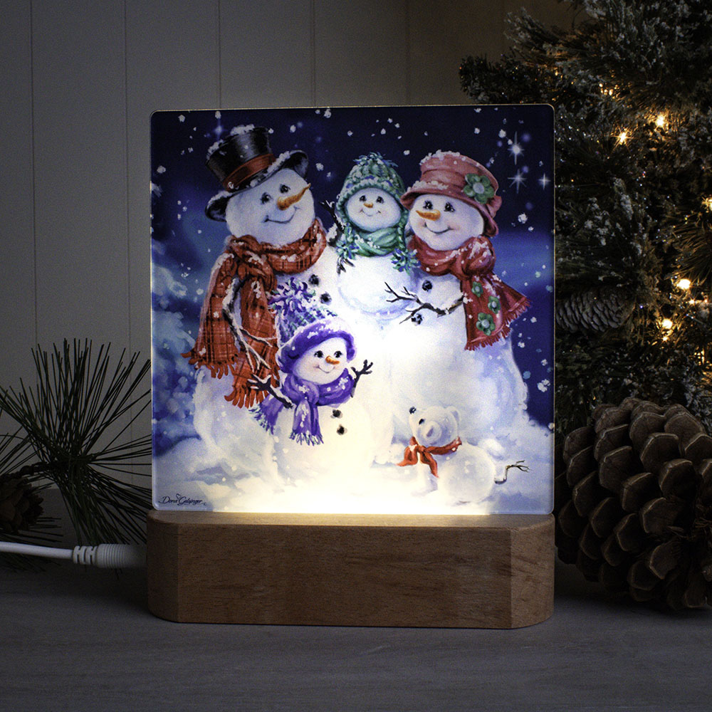 Snowflake Family LED Nightlight
