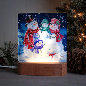 Snowflake Family LED Nightlight